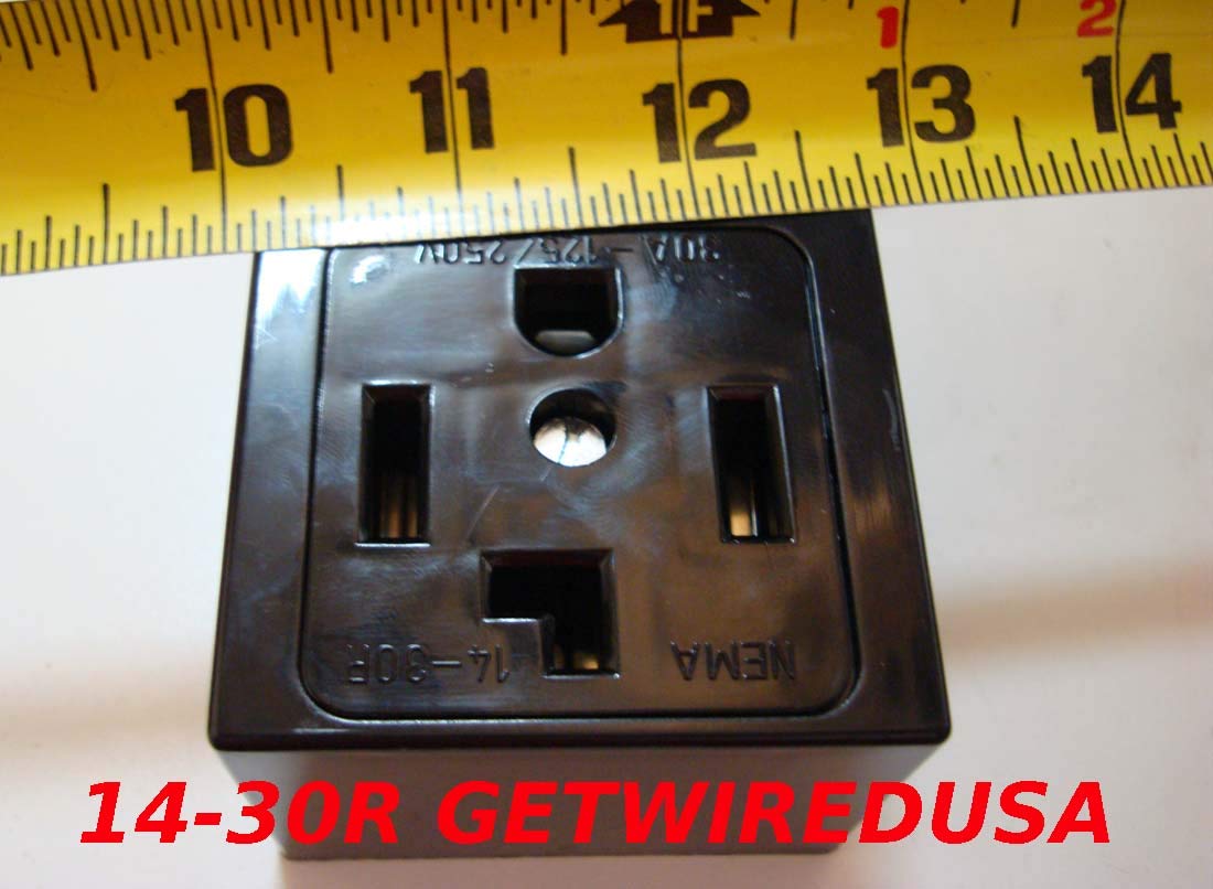 10FT. New 14-30R 4-Pin Female Receptacle Socket To Old 10-30P 3-Prong Male Plug, Dryer Cord Converter, Electric Power Outlet Adapter, NEMA FX10FT1030P1430R