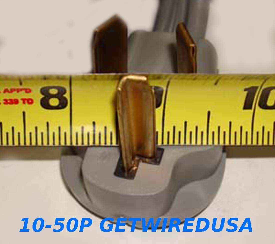 10FT. New 14-30R 4-Pin Female Receptacle Socket To Old 10-30P 3-Prong Male Plug, Dryer Cord Converter, Electric Power Outlet Adapter, NEMA FX10FT1030P1430R