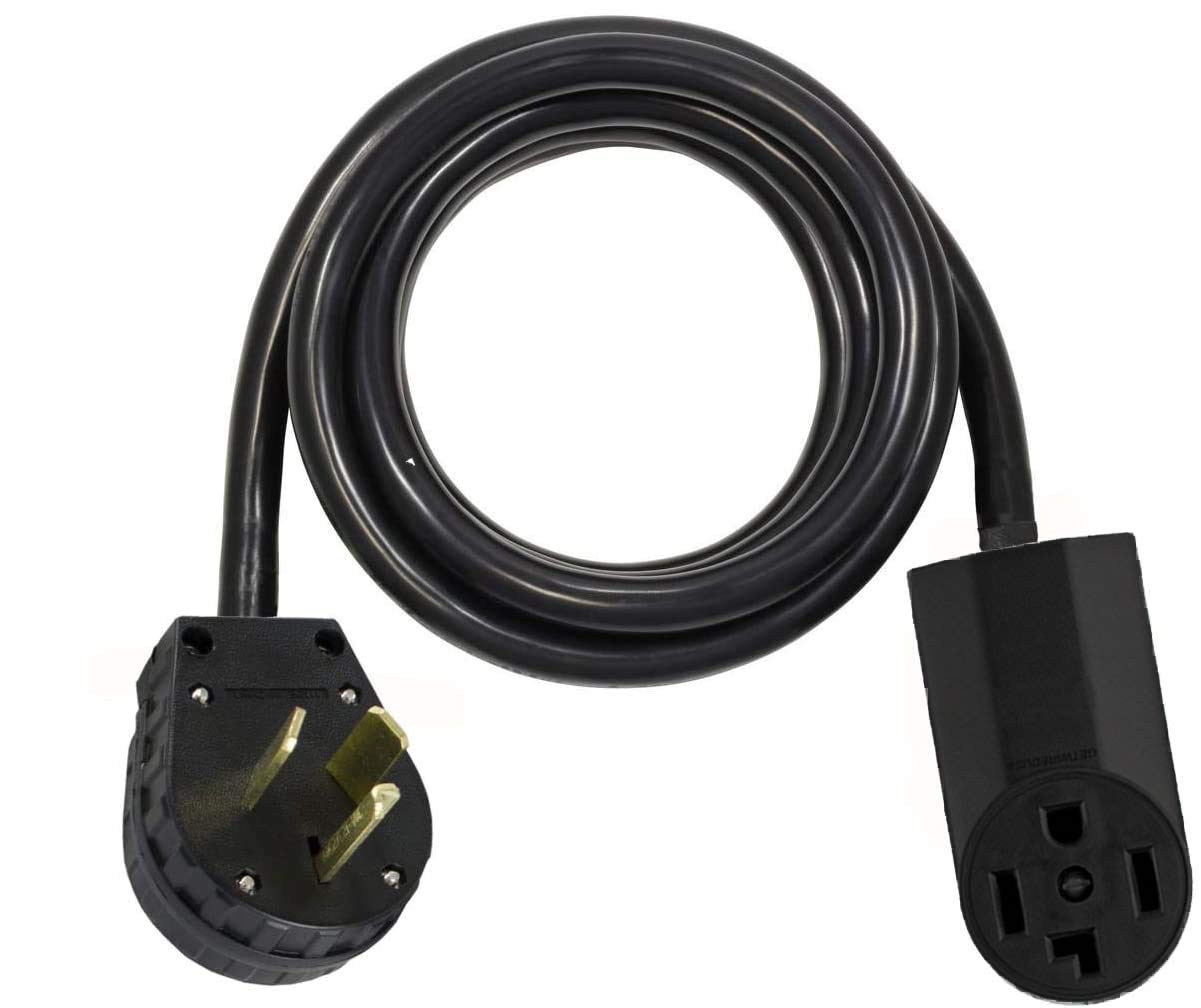 10FT. New 14-30R 4-Pin Female Receptacle Socket To Old 10-30P 3-Prong Male Plug, Dryer Cord Converter, Electric Power Outlet Adapter, NEMA FX10FT1030P1430R